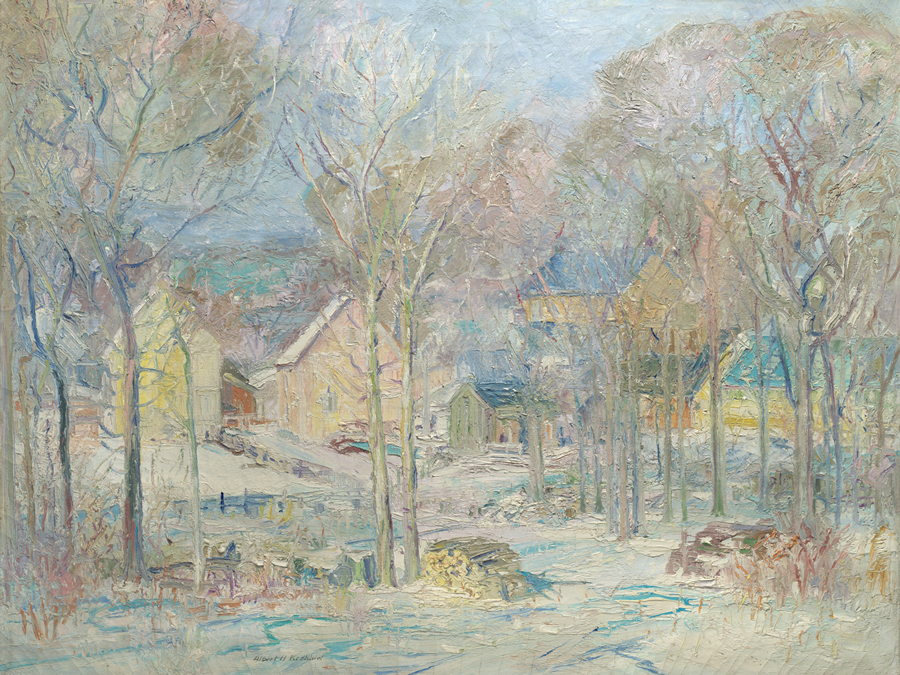 Krehbiel painting titled February Sunshine